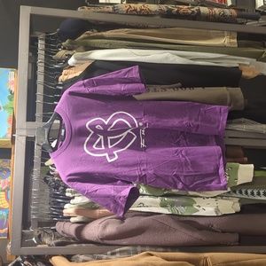 Fubu Purple logo tee